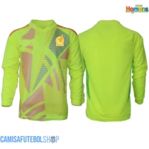 Camisa de time de futebol México Goleiro Replicas 2º Equipamento Copa America 2024 Manga Comprida